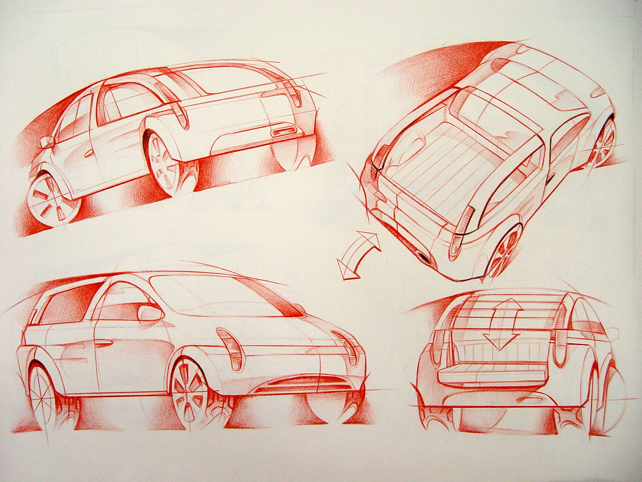 Hand drawn，product，Line，Colored lead，