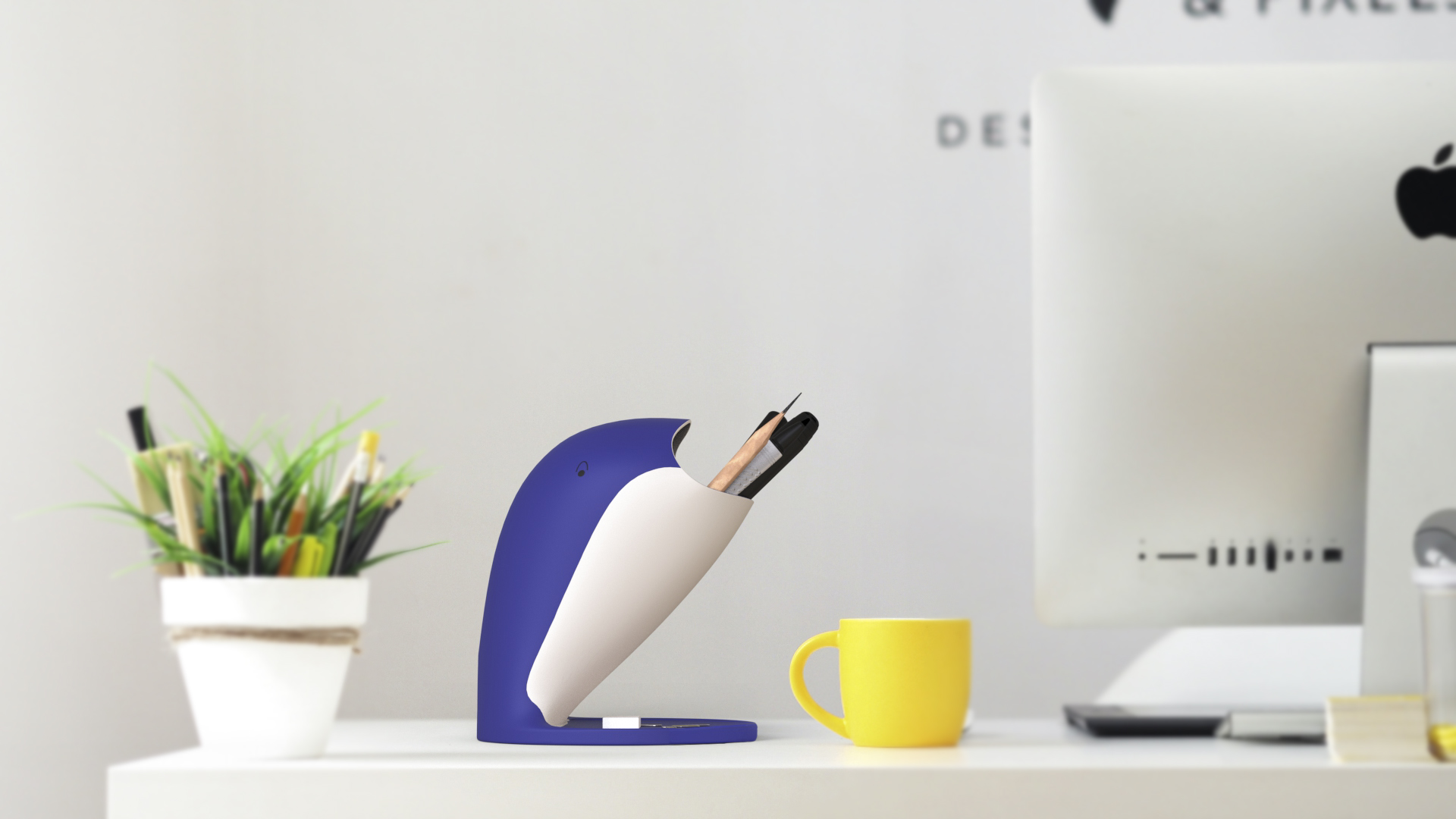 pen container，to work in an office，pen，