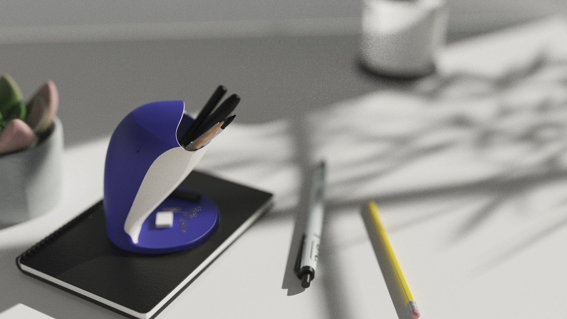 pen container，to work in an office，pen，