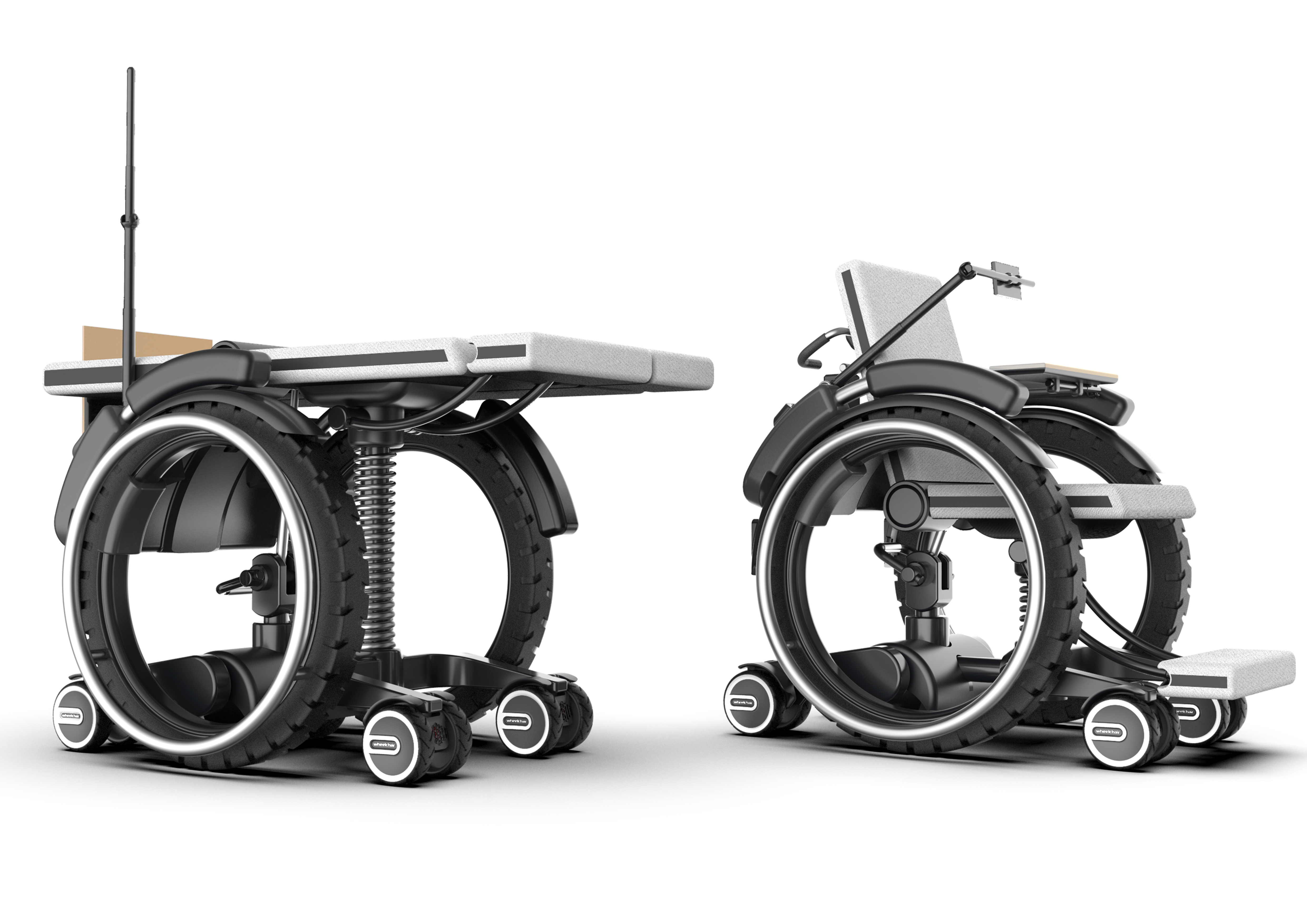 Wheelchair, nursing bed，