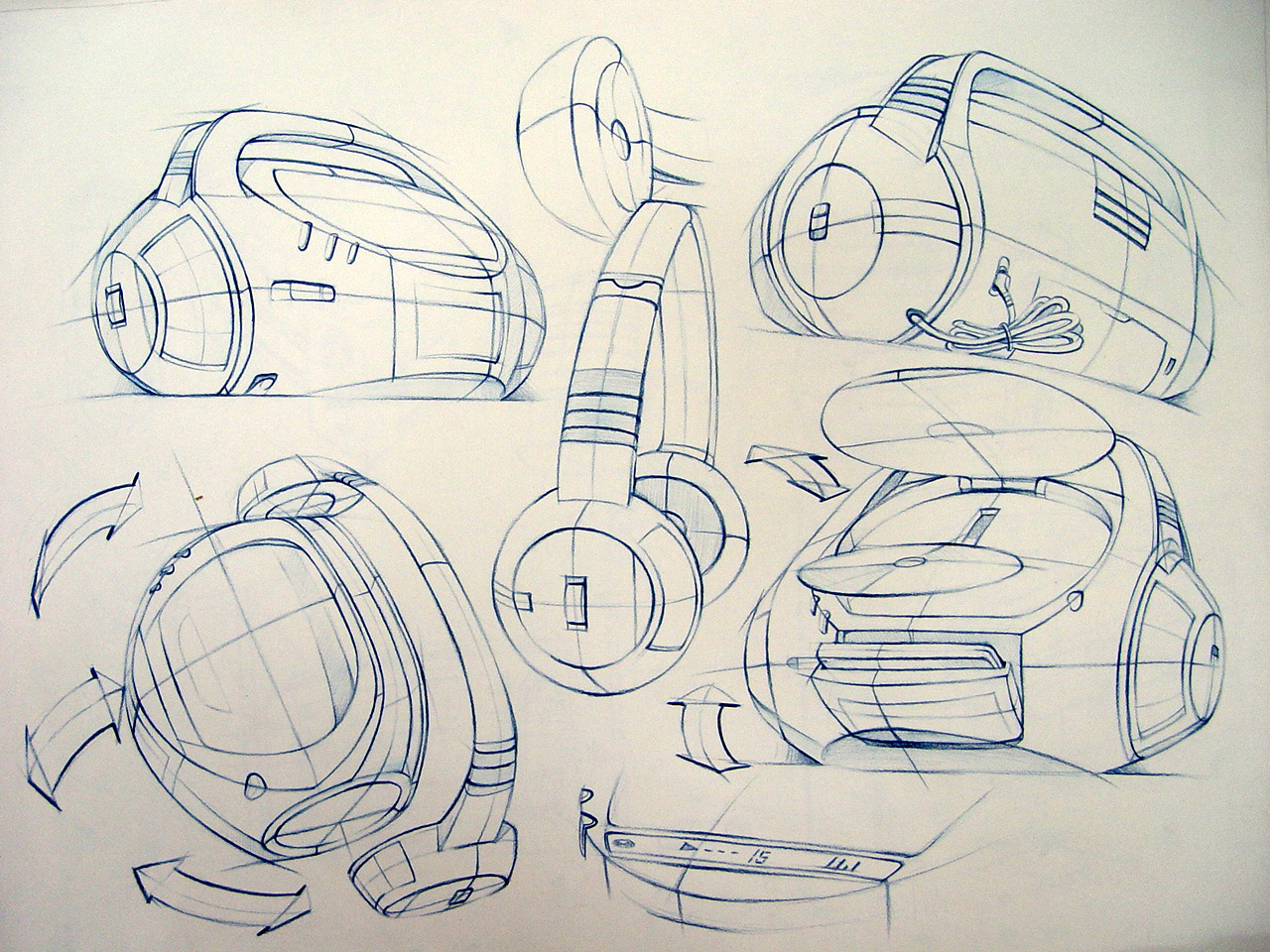 Hand drawn，product，Line，Colored lead，