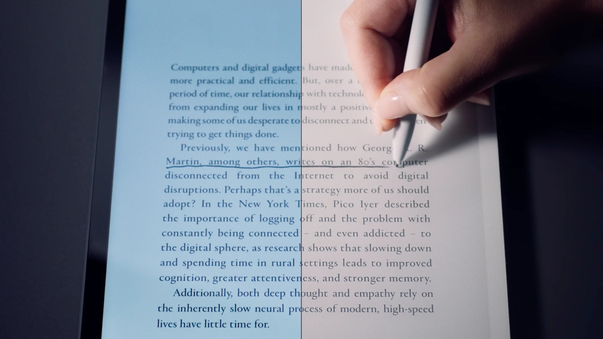 2021 red dot product design award，reMarkable 2，tablet PC，