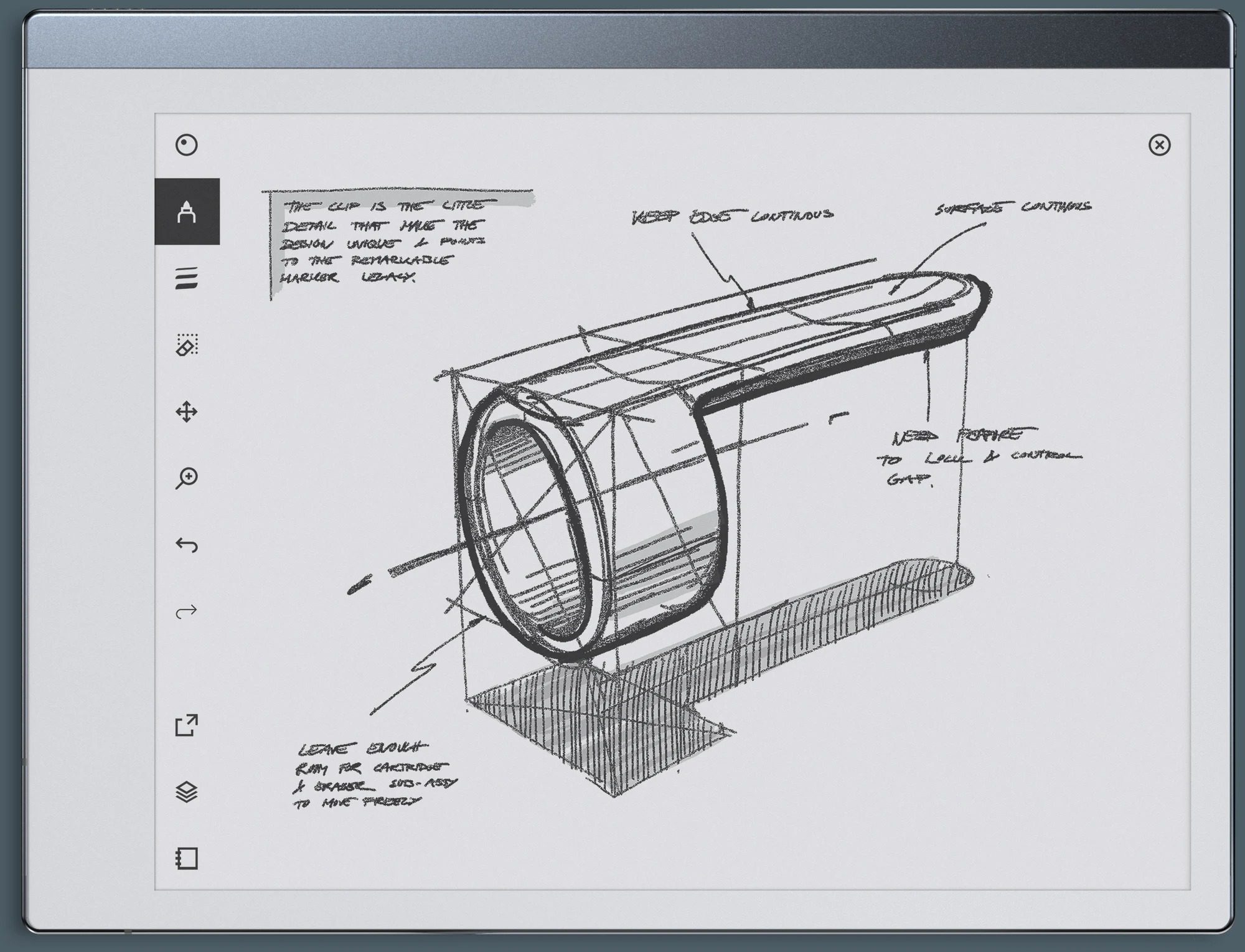 2021 red dot product design award，reMarkable 2，tablet PC，