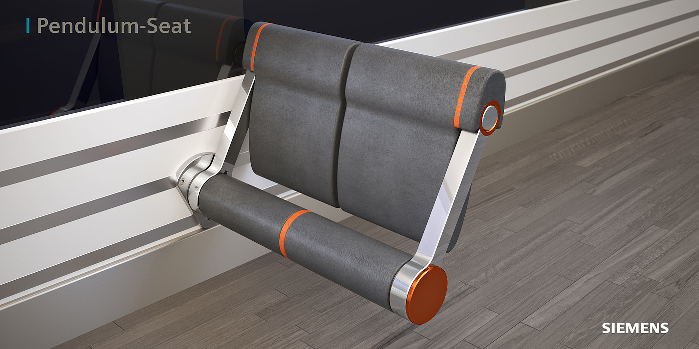 Modular passenger seat，train，electronic control ，innovate，2021 red dot product design award，