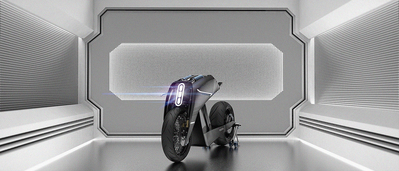 locomotive，conceptual design，Electric bicycle，Electric motorcycle，Minimalism，Tesla，