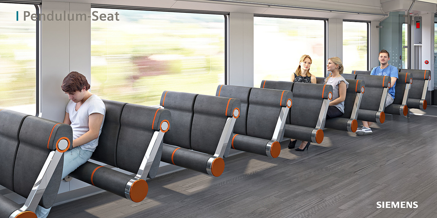 Modular passenger seat，train，electronic control ，innovate，2021 red dot product design award，