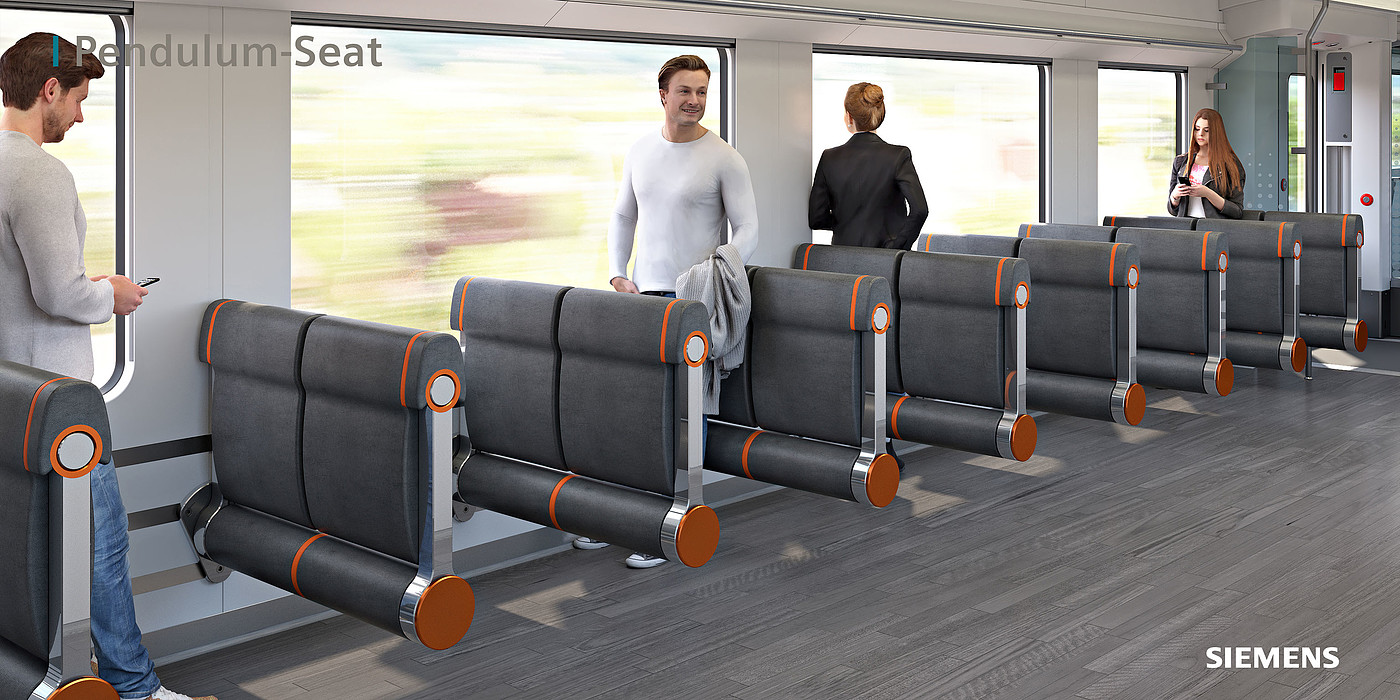 Modular passenger seat，train，electronic control ，innovate，2021 red dot product design award，