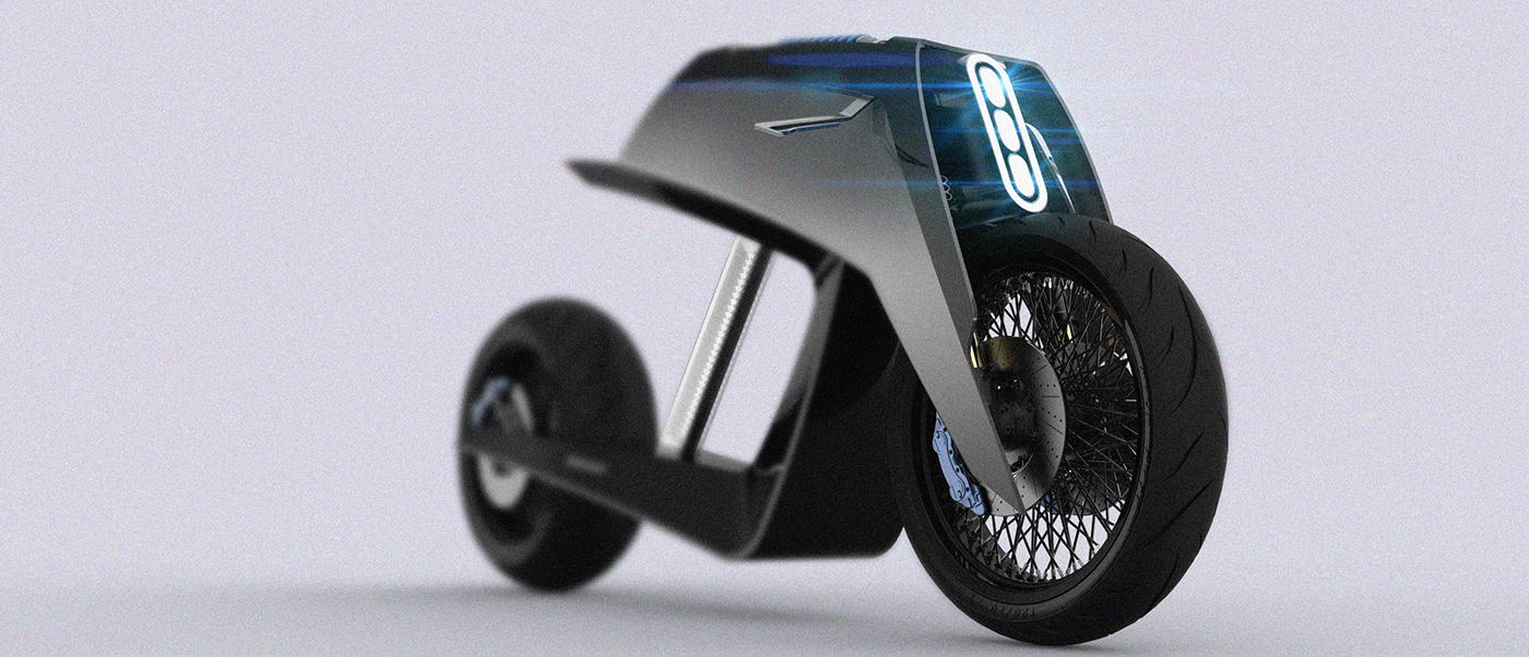 locomotive，conceptual design，Electric bicycle，Electric motorcycle，Minimalism，Tesla，