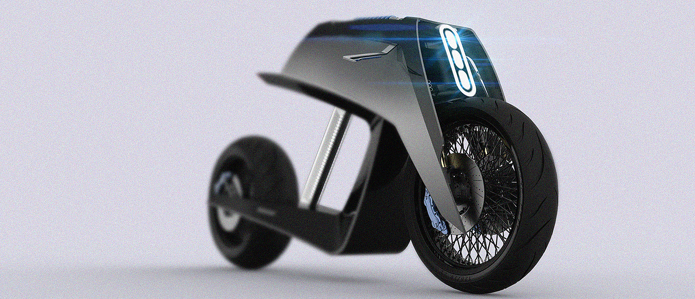 locomotive，conceptual design，Electric bicycle，Electric motorcycle，Minimalism，Tesla，