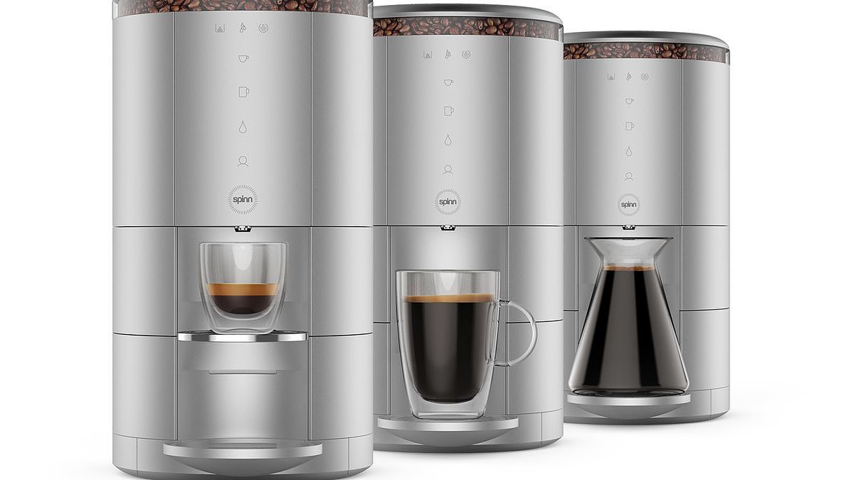 Spinn Coffee Maker，Automatic coffee machine，Kitchen appliances，2021 red dot product design award，