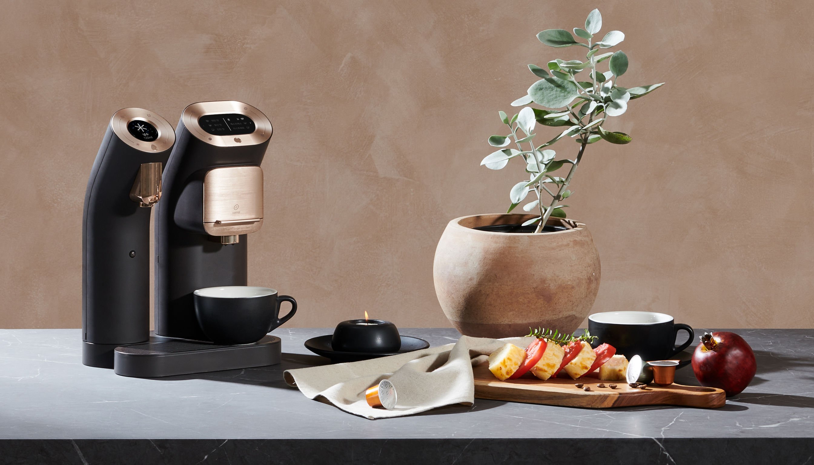 The One HomeCafe，Coffee machine，Household Electric Appliances，2021 red dot product design award，