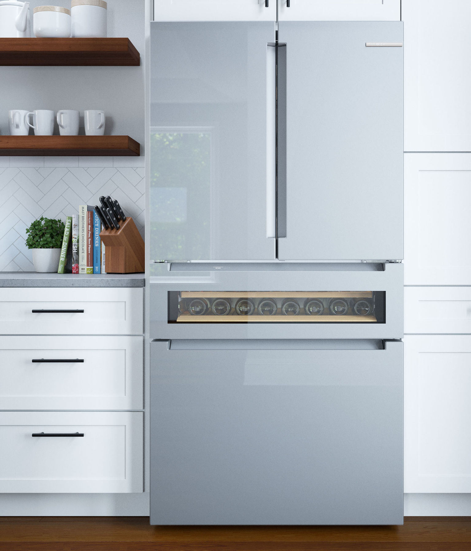 Refrigerator，BOSCH 800 Series，Household Electric Appliances，2021 red dot product design award，