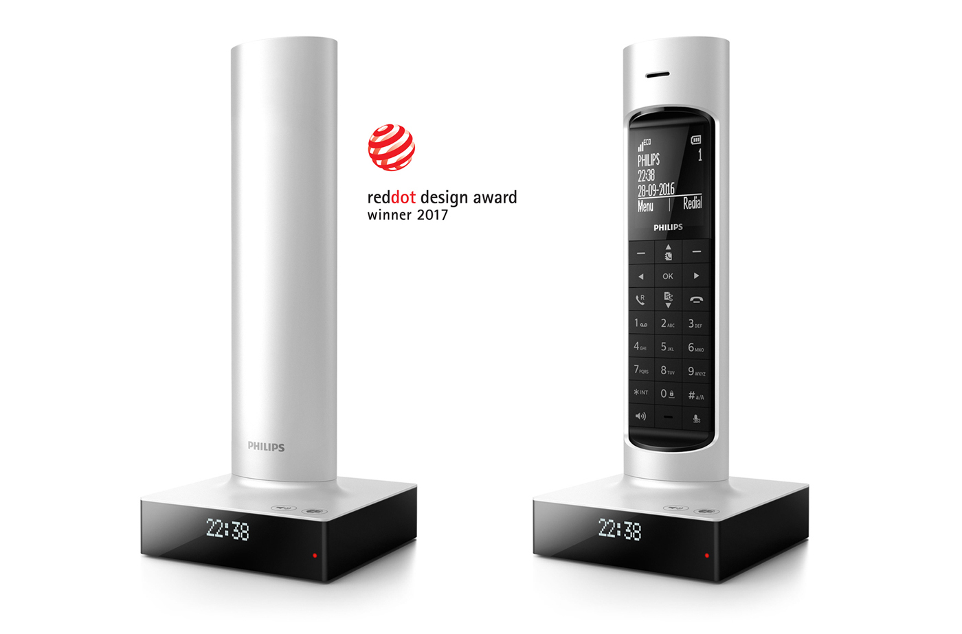 2017 red dot，Philips Faro，Philips，wireless telephone，