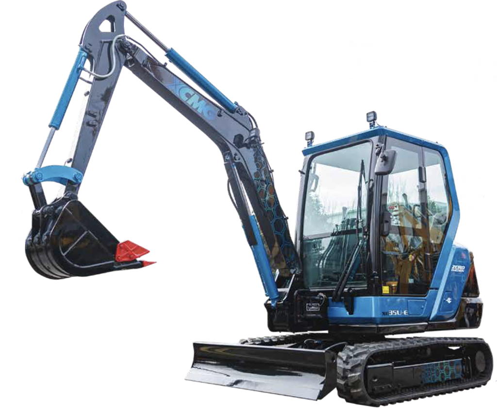 excavating machinery，Electric，Zero emission，Compact，2021 red dot product design award，