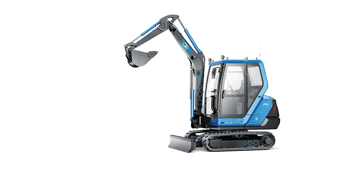 excavating machinery，Electric，Zero emission，Compact，2021 red dot product design award，