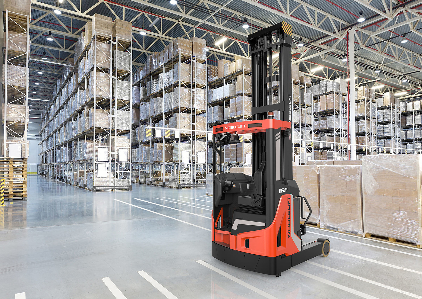 Order picking truck，Forklift，high stability ，Ergonomics，2021 red dot product design award，