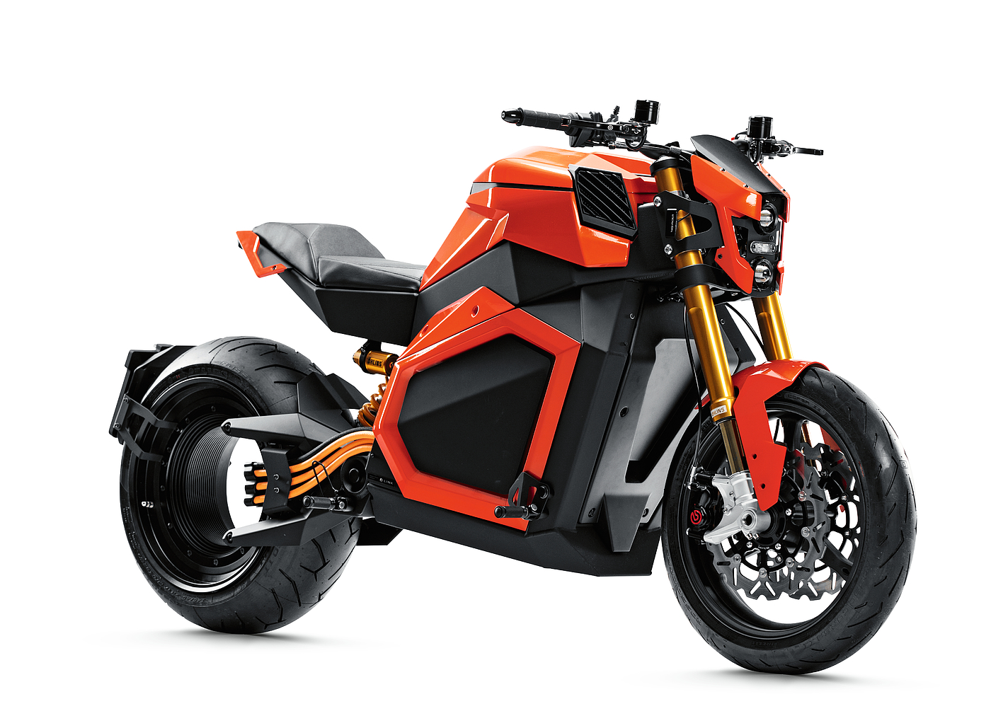 motorcycle，Electric，Minimalist，Sense of future，2021 red dot product design award，