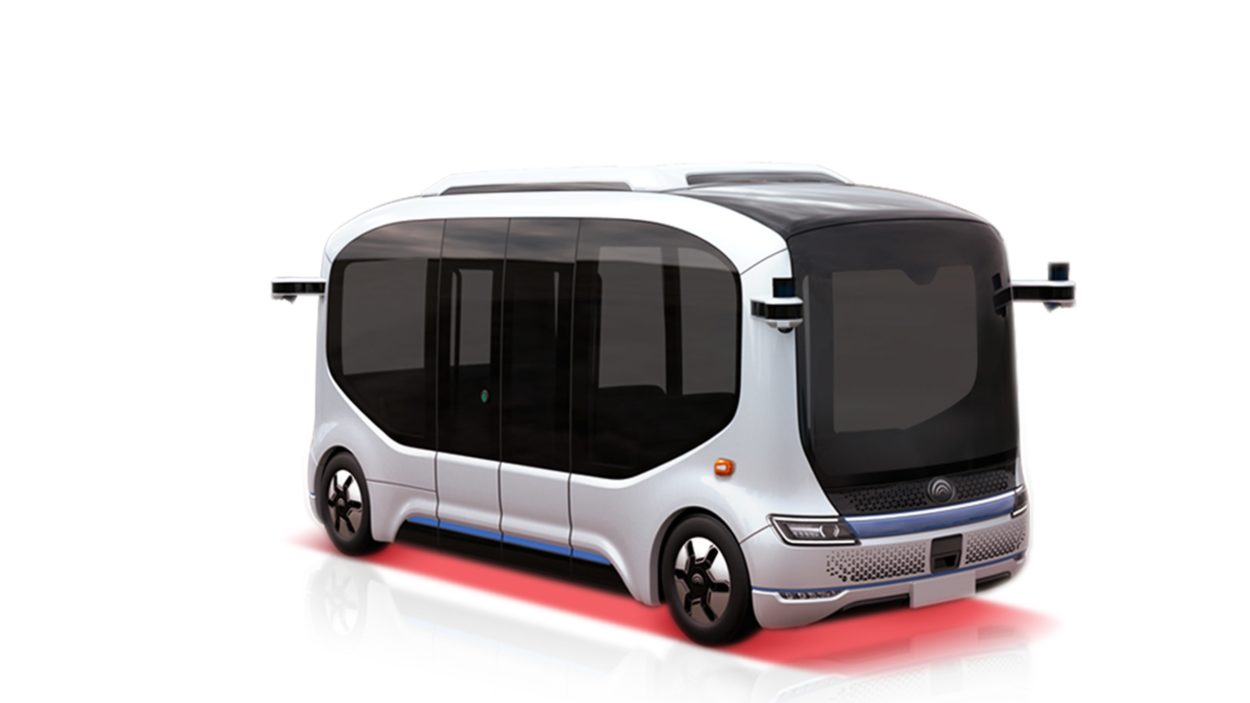 bus，Automatic driving，Human vehicle interaction，2021 red dot product design award，