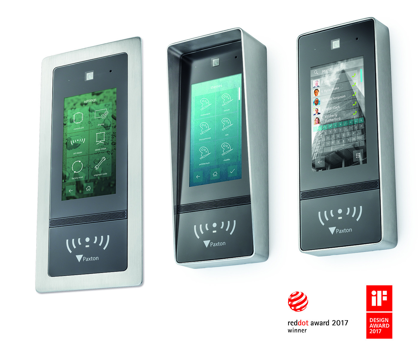 Communication equipment，Entry Touch，Paxton，2017 red dot，2017if Award，