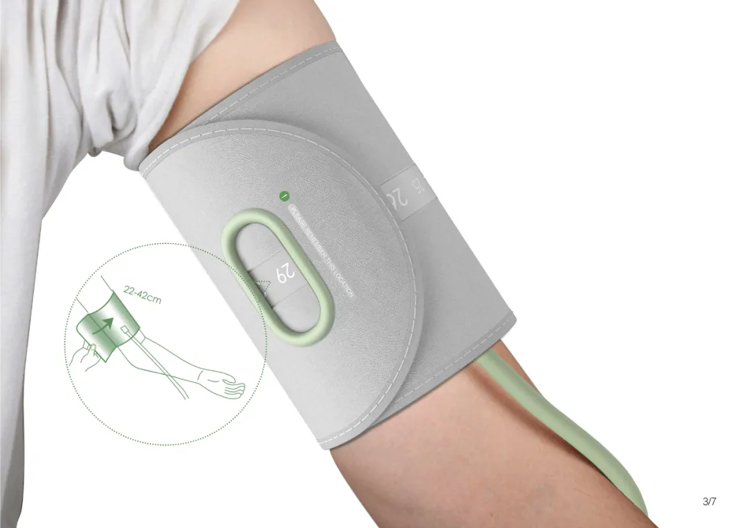 sphygmomanometer，intelligence，green，2021 red dot product design award，
