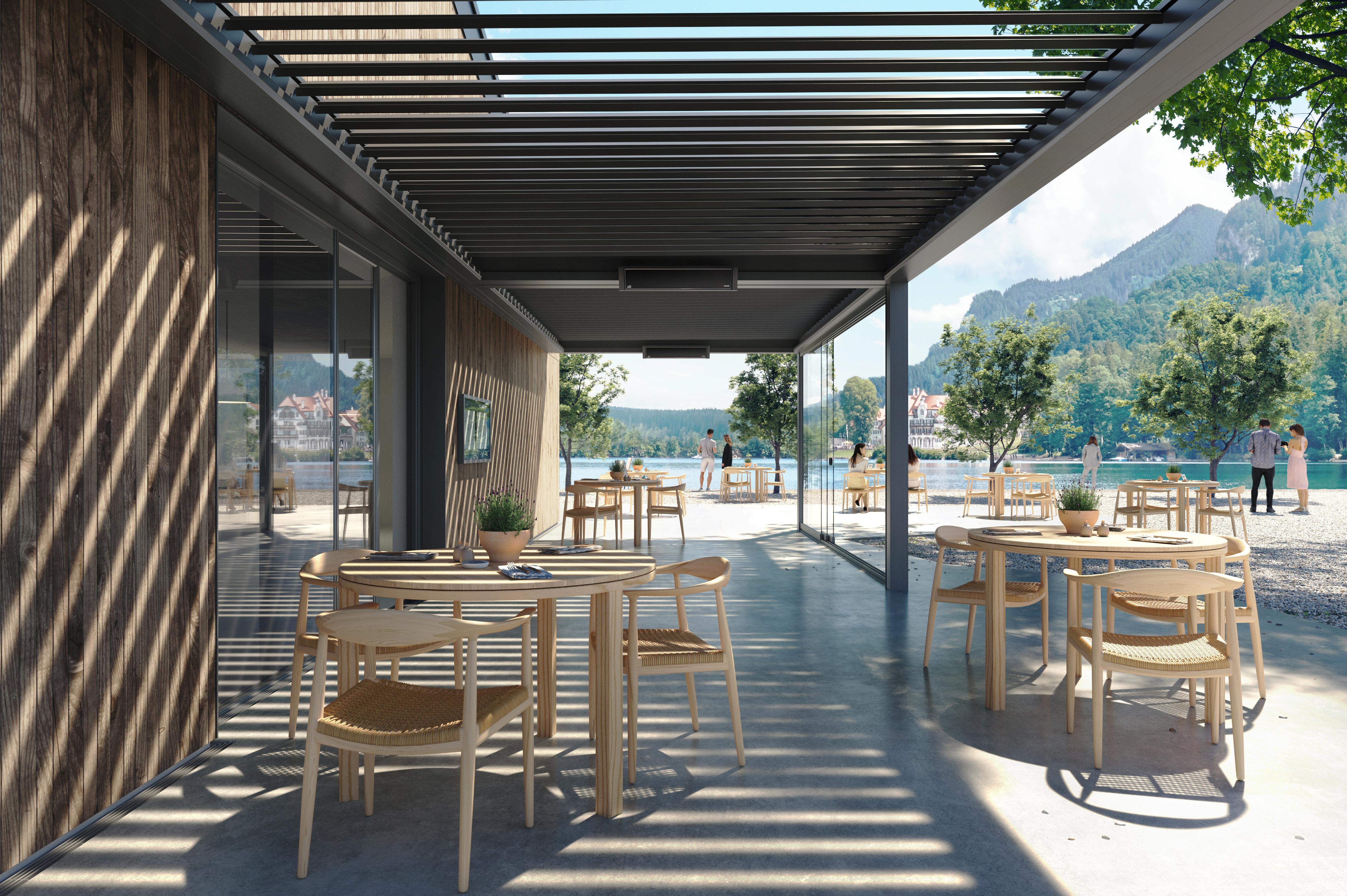 Sunscreen system，outdoors，Architecture，2021 red dot product design award，