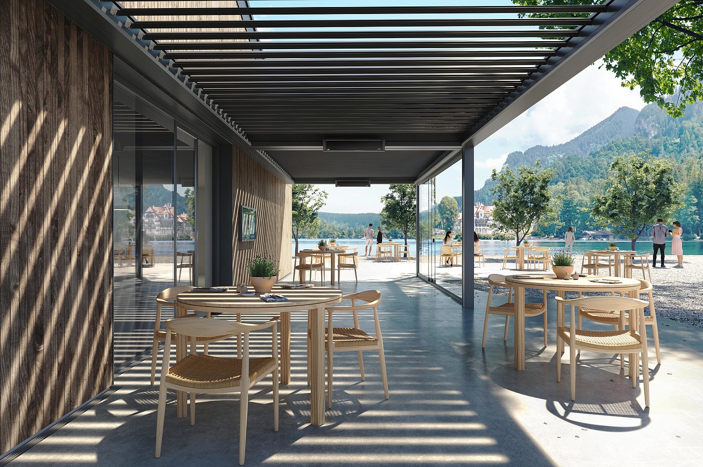 Sunscreen system，outdoors，Architecture，2021 red dot product design award，