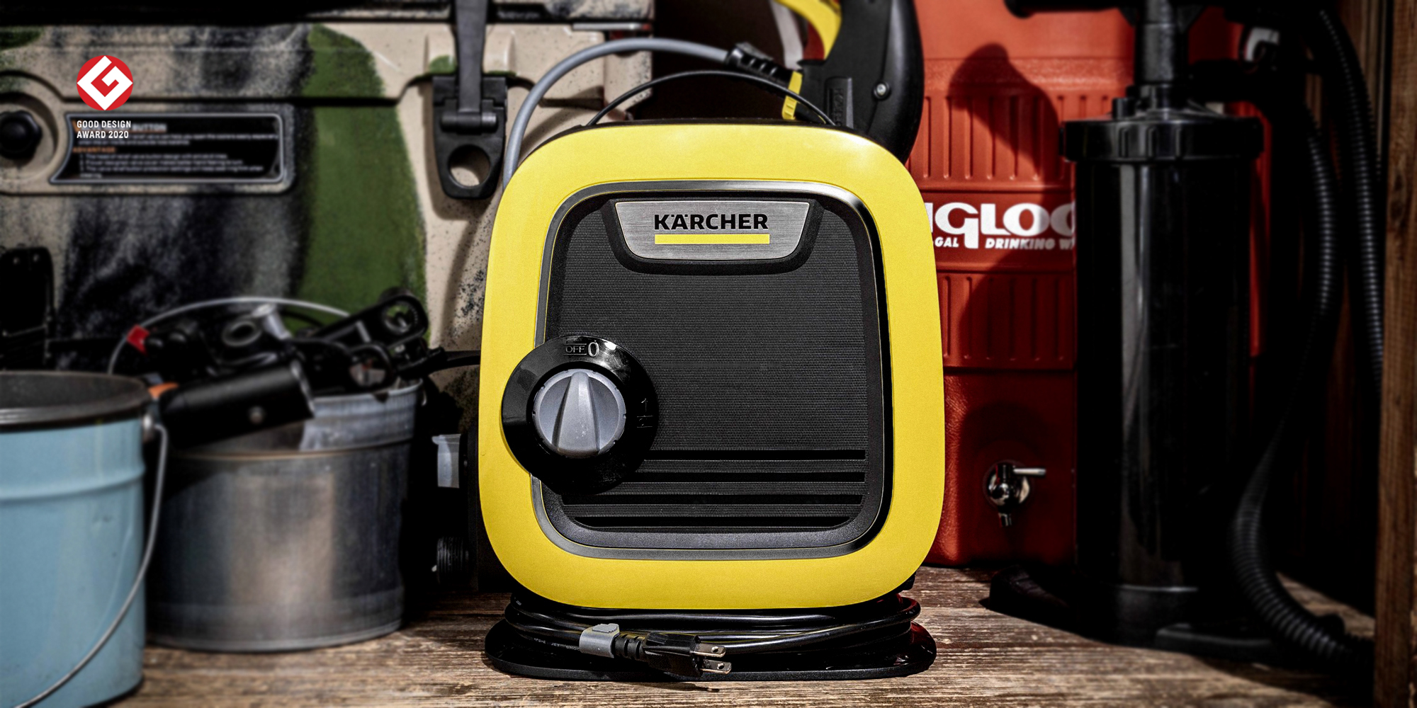 High pressure cleaning machine，light，Efficient，kärcher，2021 red dot product design award，