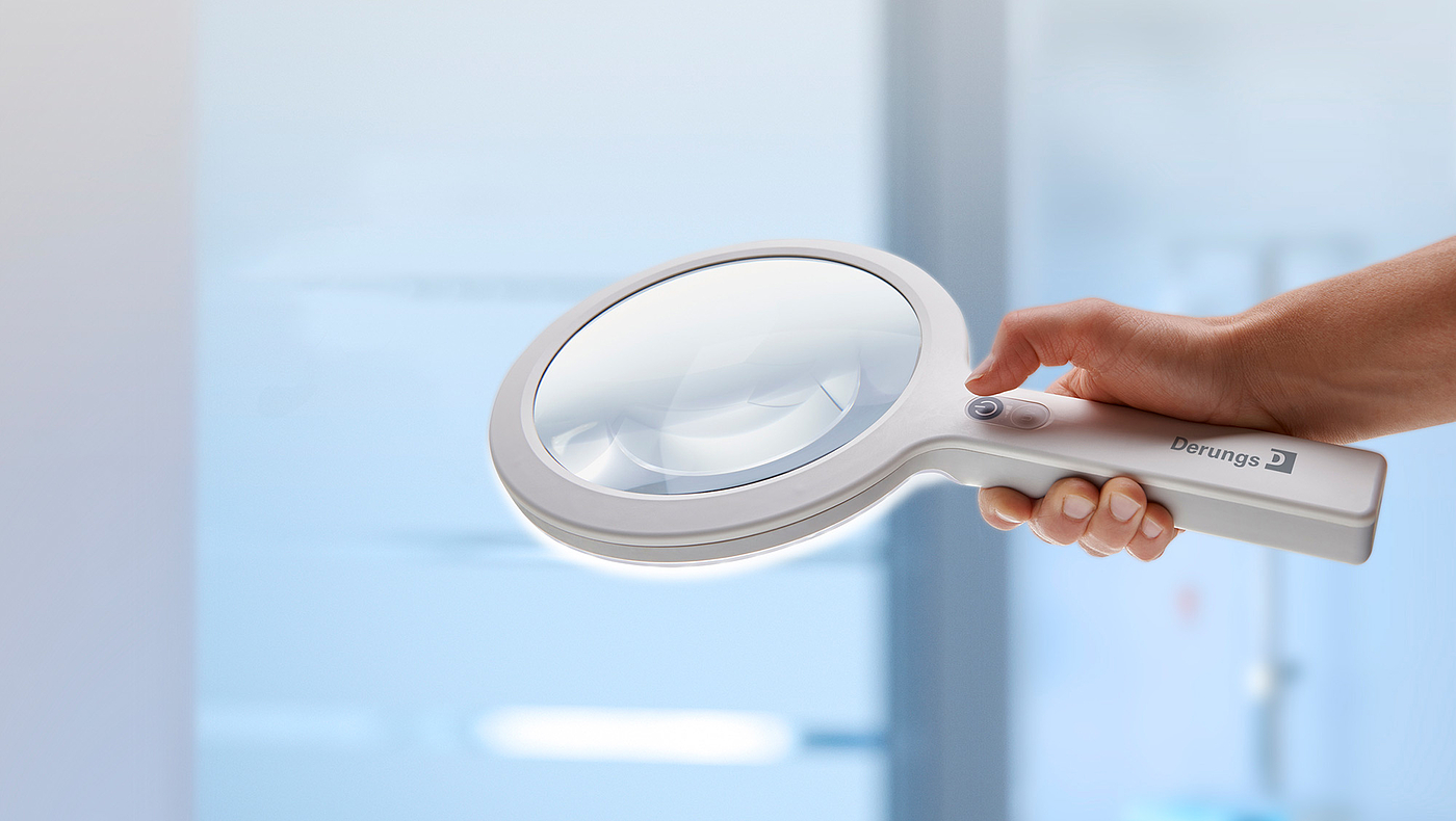 magnifier，hold，Acrylic glass，2021 red dot product design award，