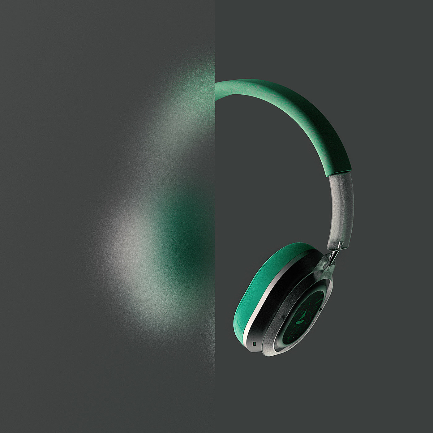 Earphone design，product design，visualization，