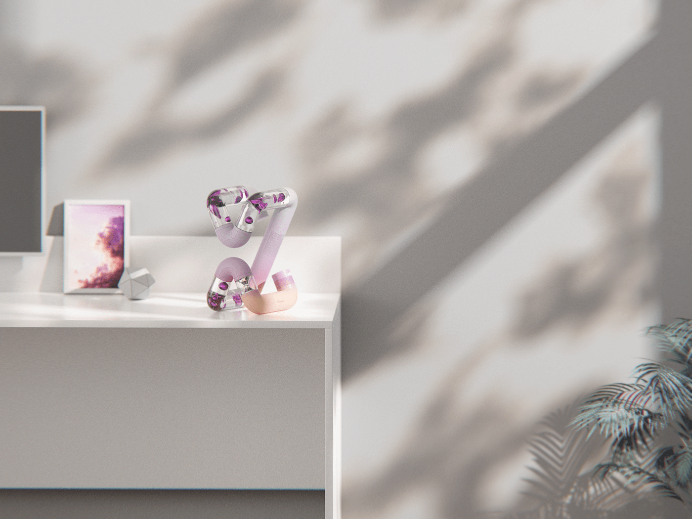 Ferromagnetic fluid，originality，desktop，