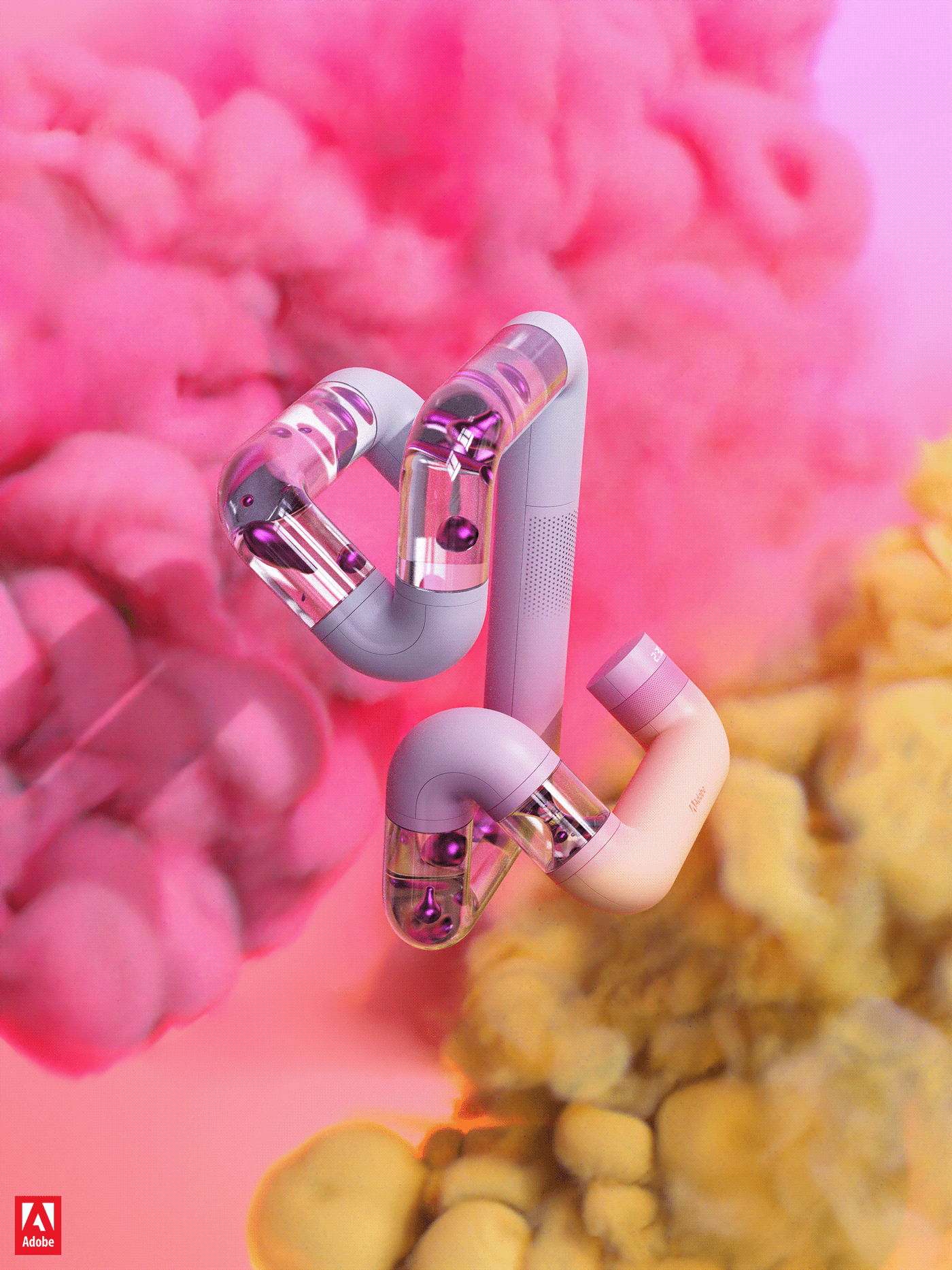 Ferromagnetic fluid，originality，desktop，