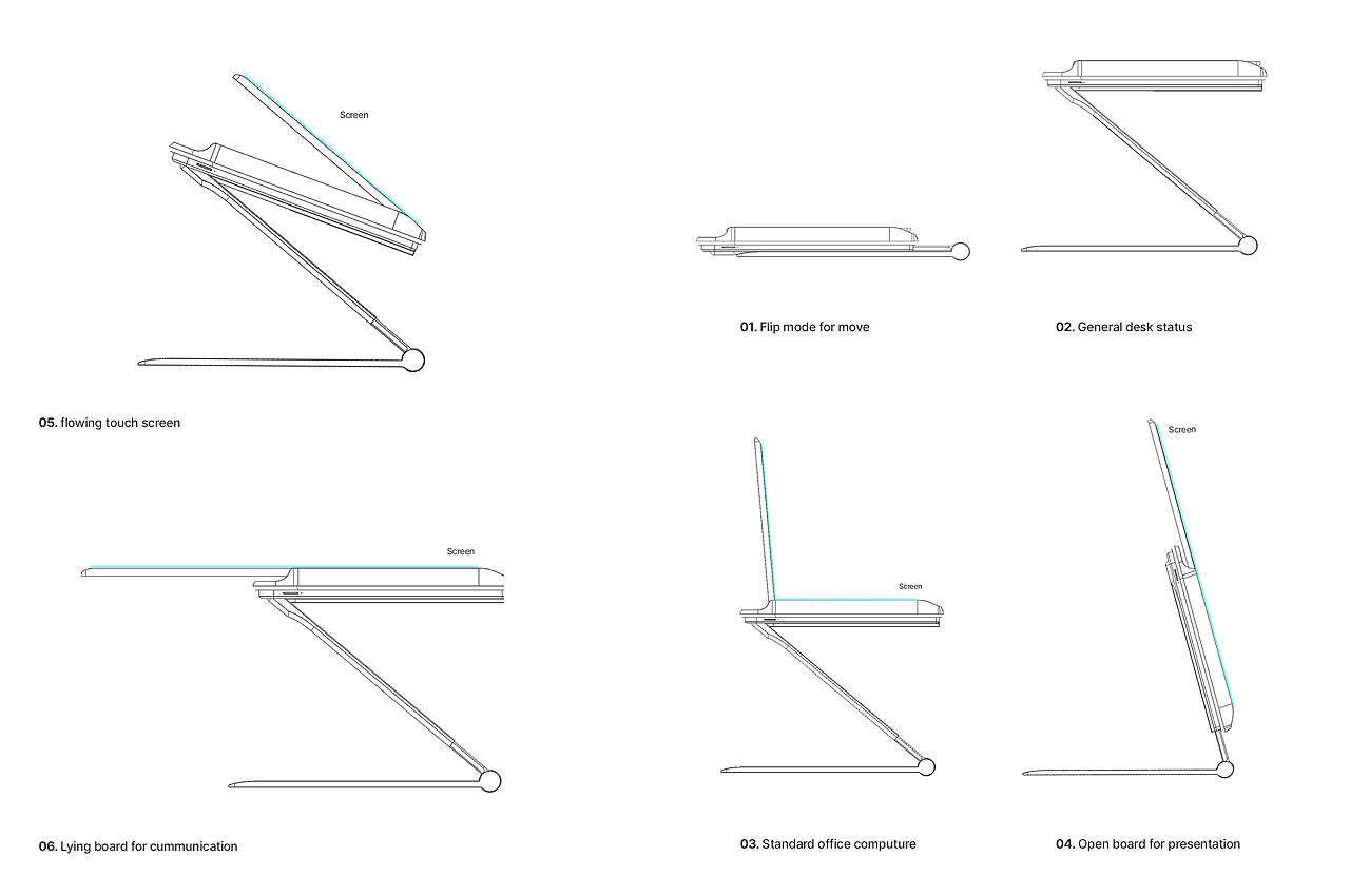 desk，Ergonomics，multi-function，