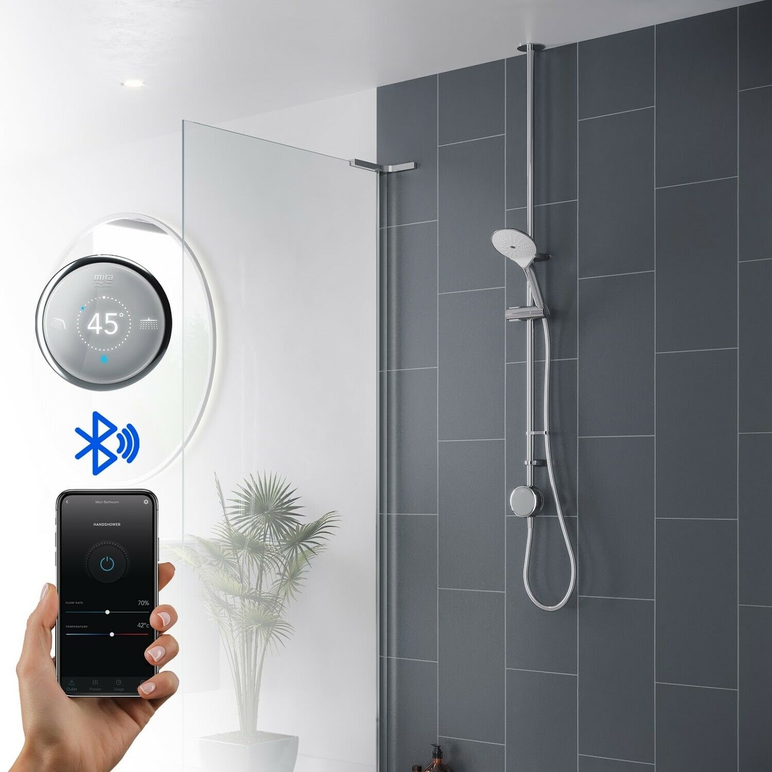 Shower head，Electronics，visual，intelligence，2021 red dot product design award，