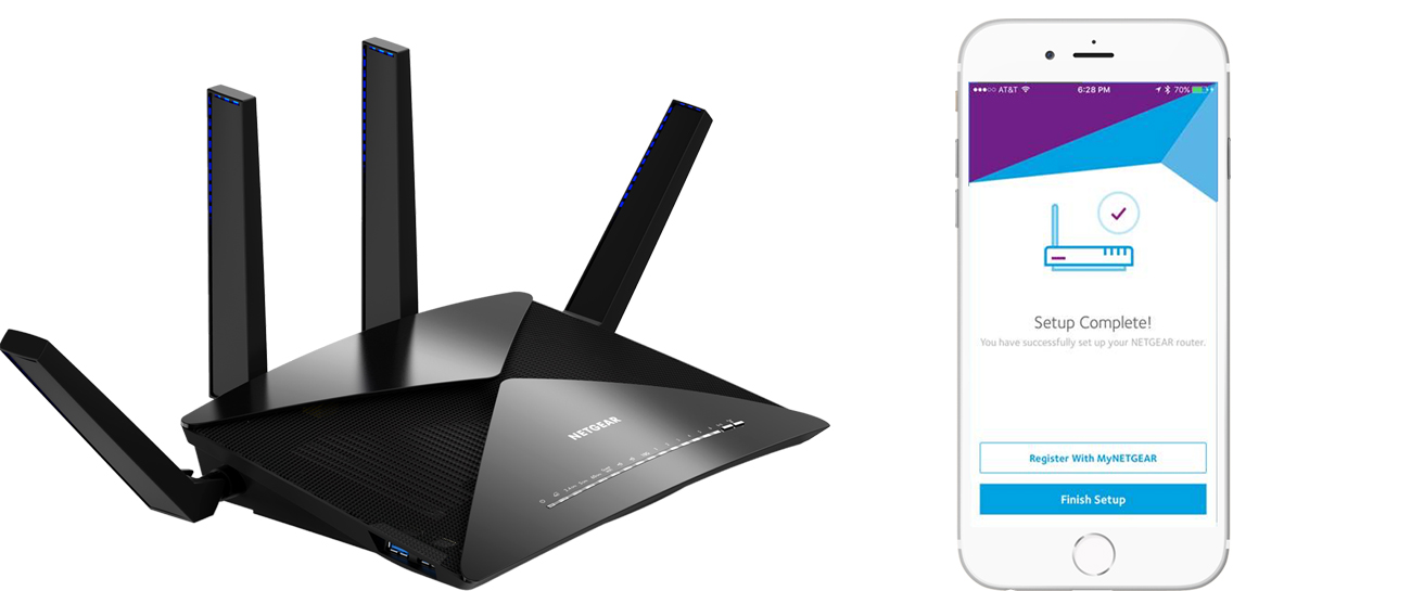 Nighthawk X10，Router，2017 red dot，