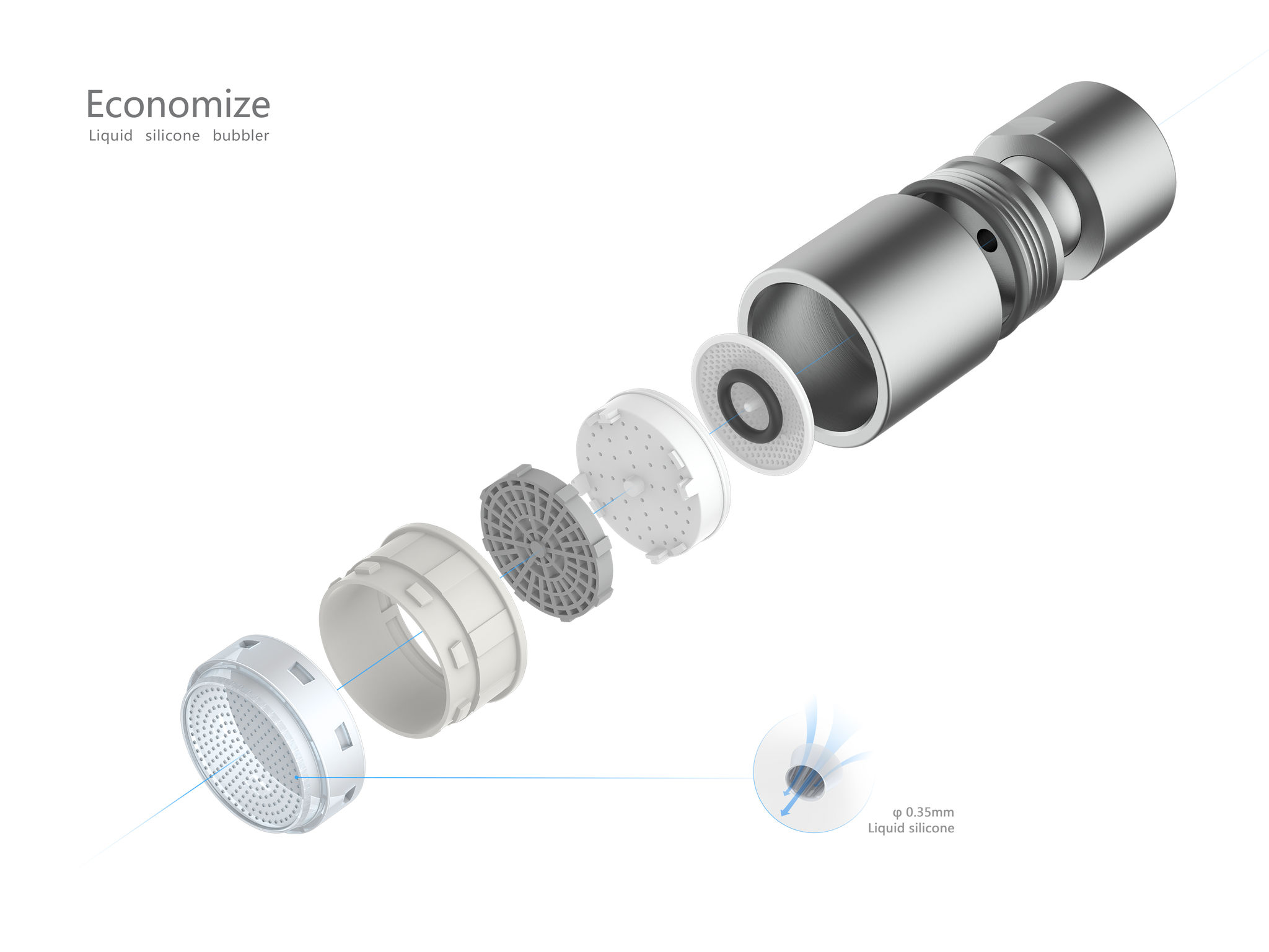 sustainable，energy conservation，Water outlet device，2021 red dot product design award，