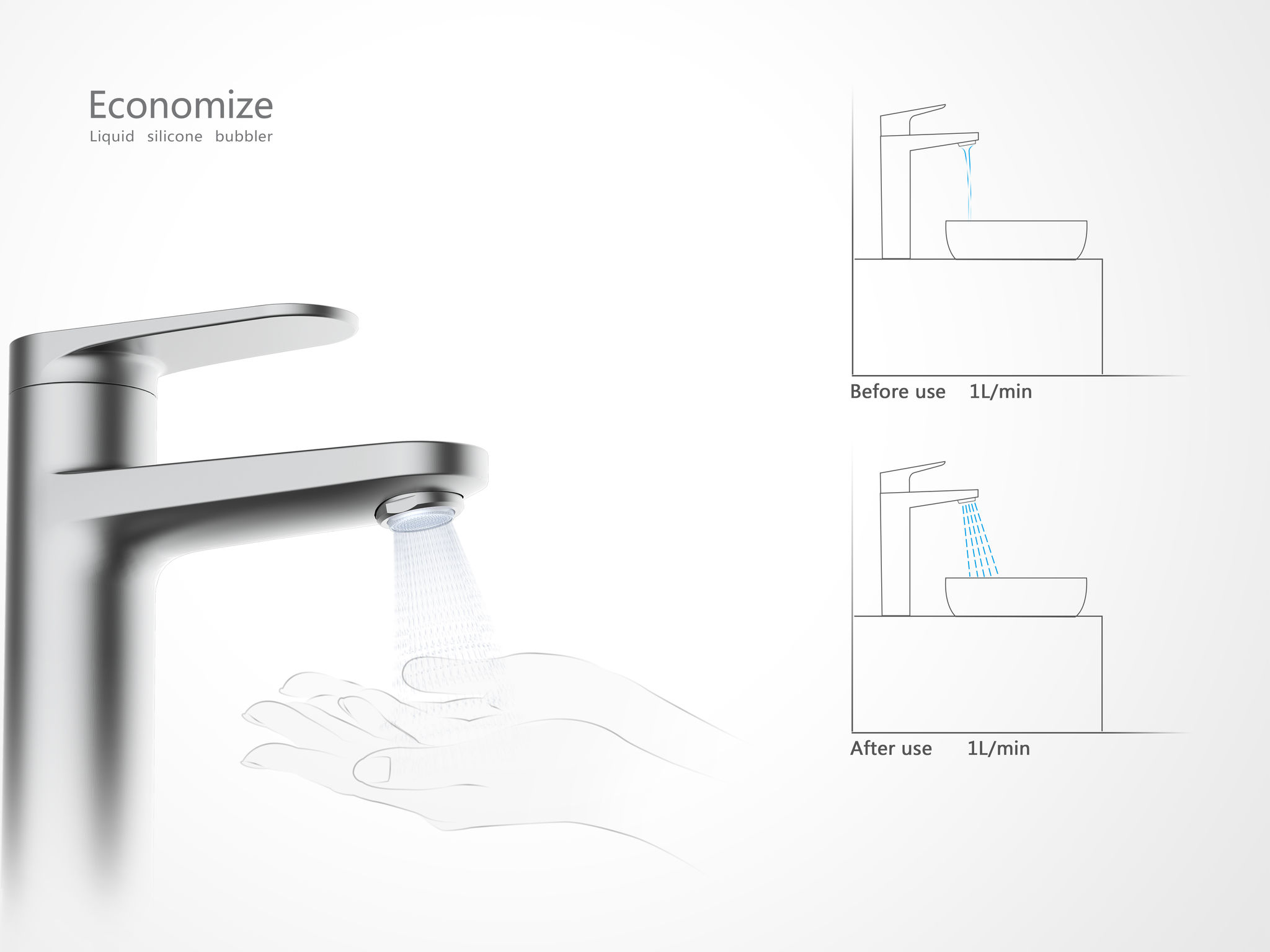 sustainable，energy conservation，Water outlet device，2021 red dot product design award，
