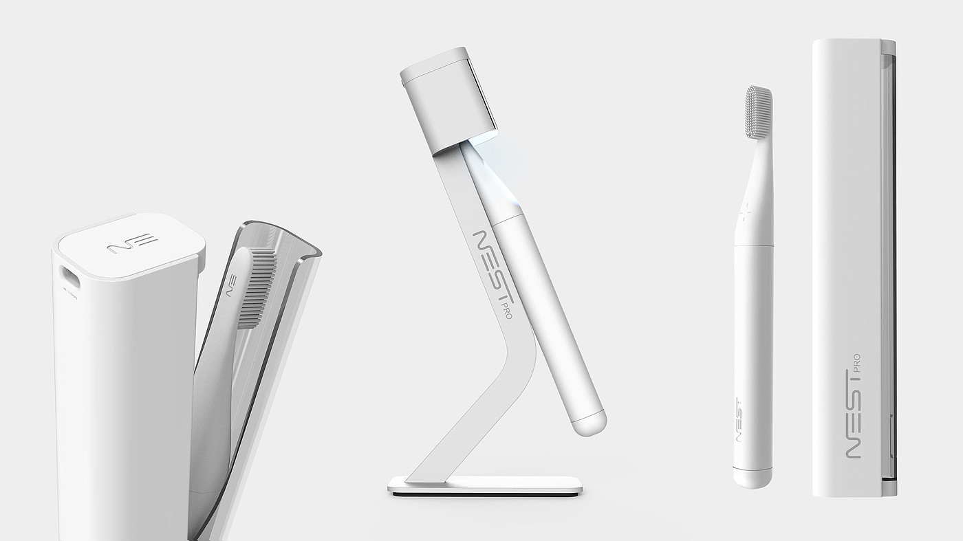 2021 red dot product design award，Nest Pro Brush，toothbrush，