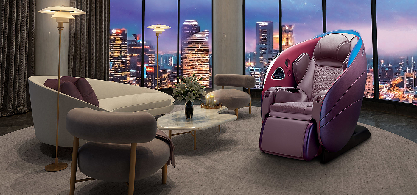 2021 red dot product design award，OSIM Dream，Massage chair，