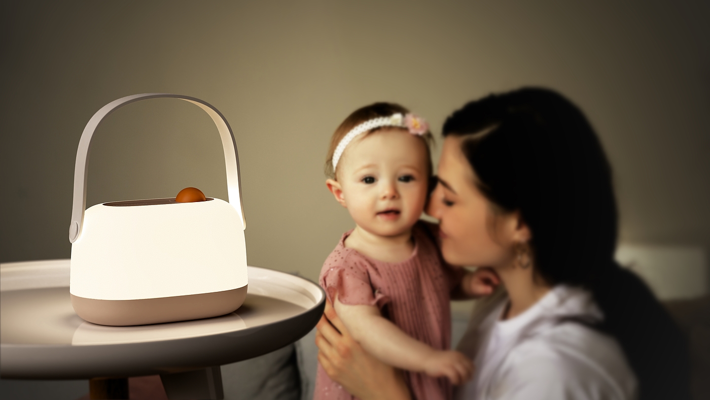 Mother and baby，lamp，Daily Necessities，Product rendering，online retailers，BLENDER，cycles，