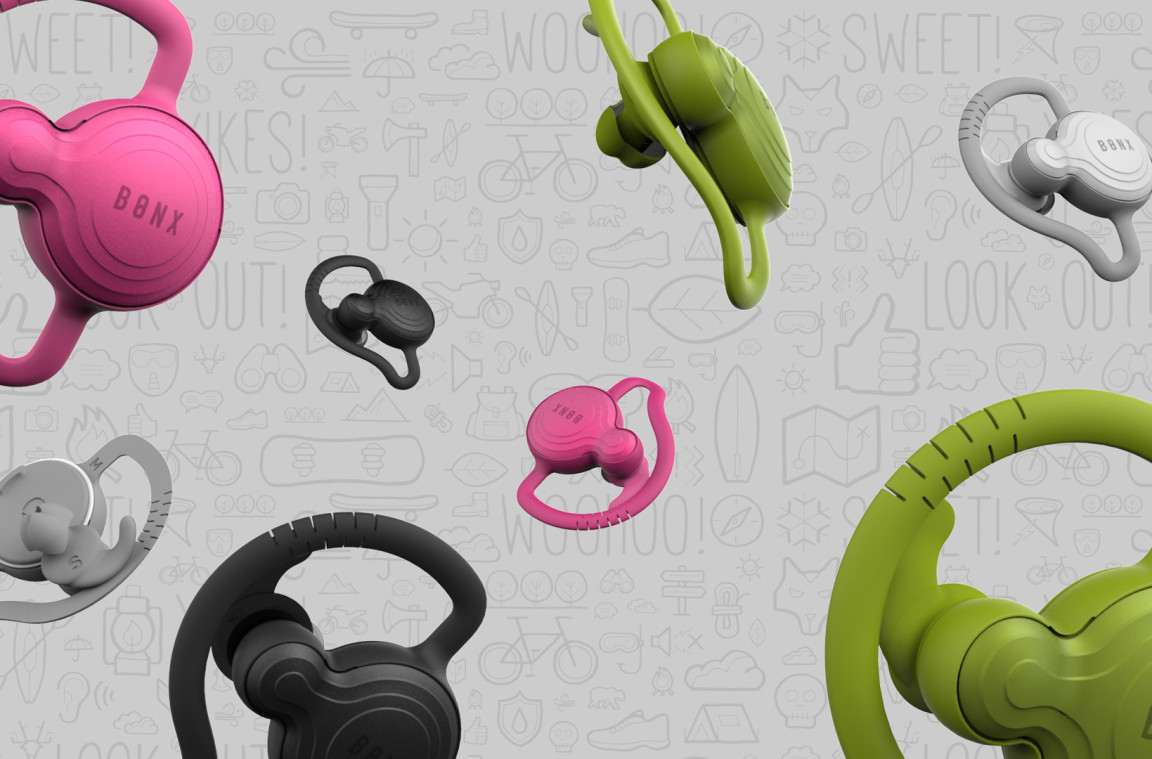 2017 red dot，multi-function，Sports headset，BONX GRIP，