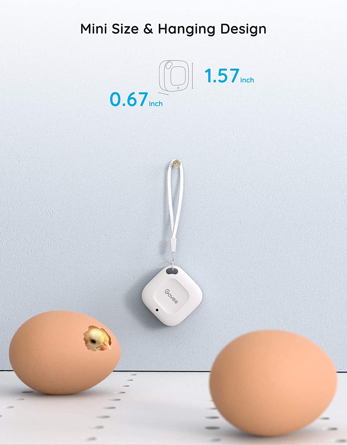2021 red dot product design award，Temperature and humidity meter，Goff Mini，app，