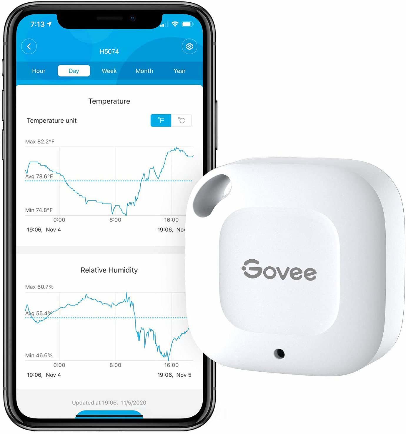 2021 red dot product design award，Temperature and humidity meter，Goff Mini，app，