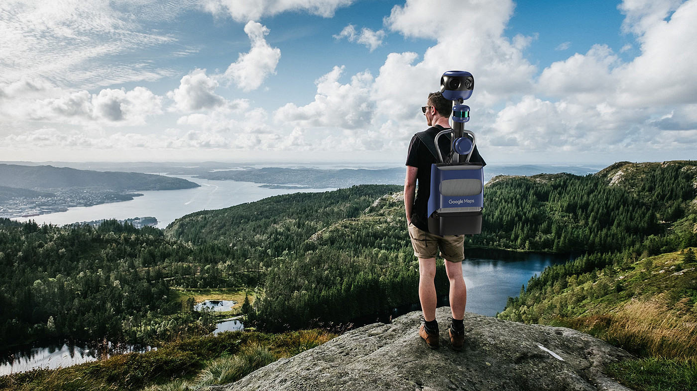 2021 red dot product design award，Google Trekker，Map drawing equipment，