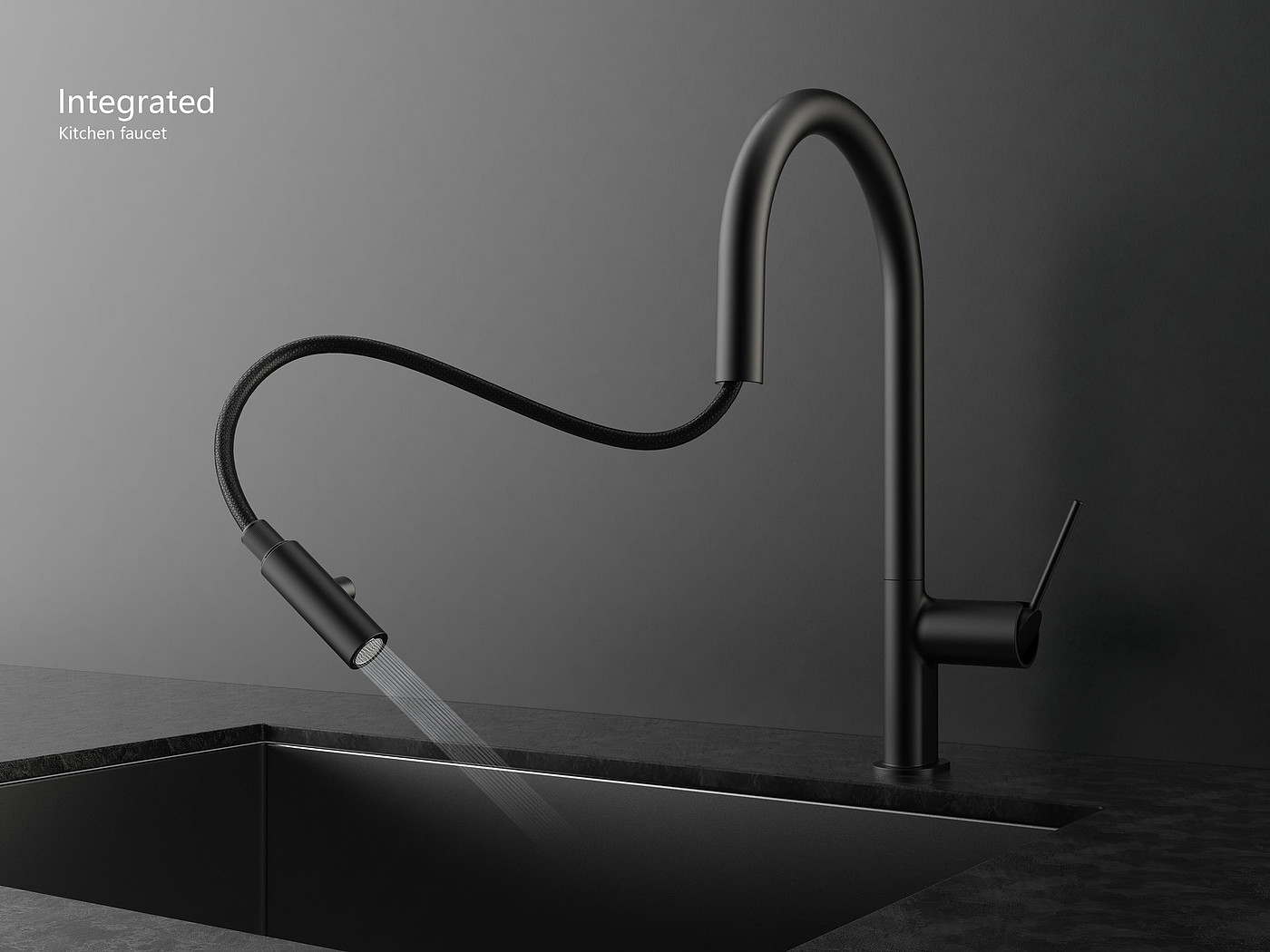 2021 red dot product design award，Interrupted，Kitchen faucet ，