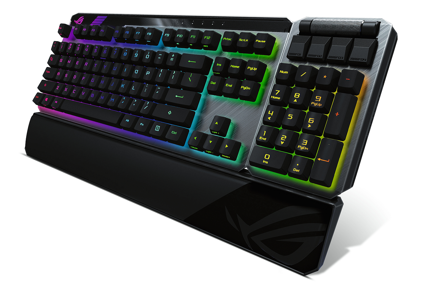 2021 red dot product design award，ROG Claymore II，keyboard，RGB，