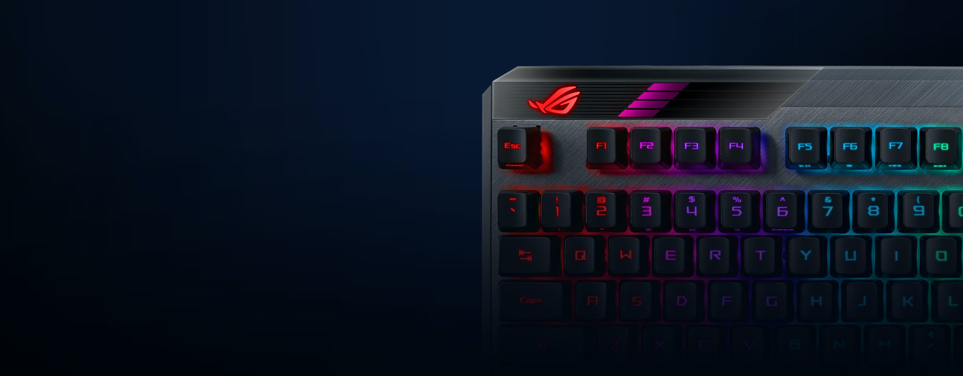 2021 red dot product design award，ROG Claymore II，keyboard，RGB，