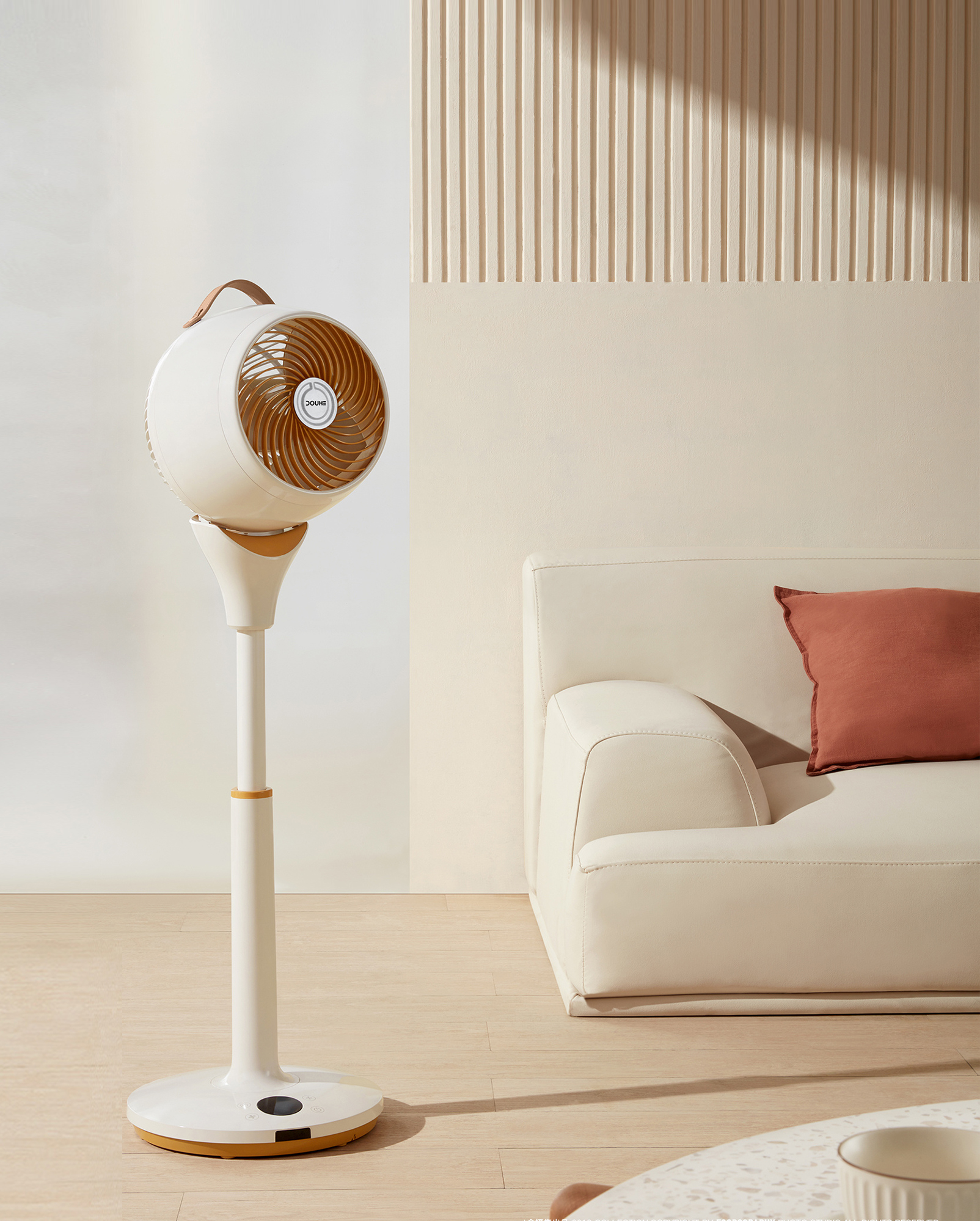 Bucket, circulating fan, fan, floor fan，