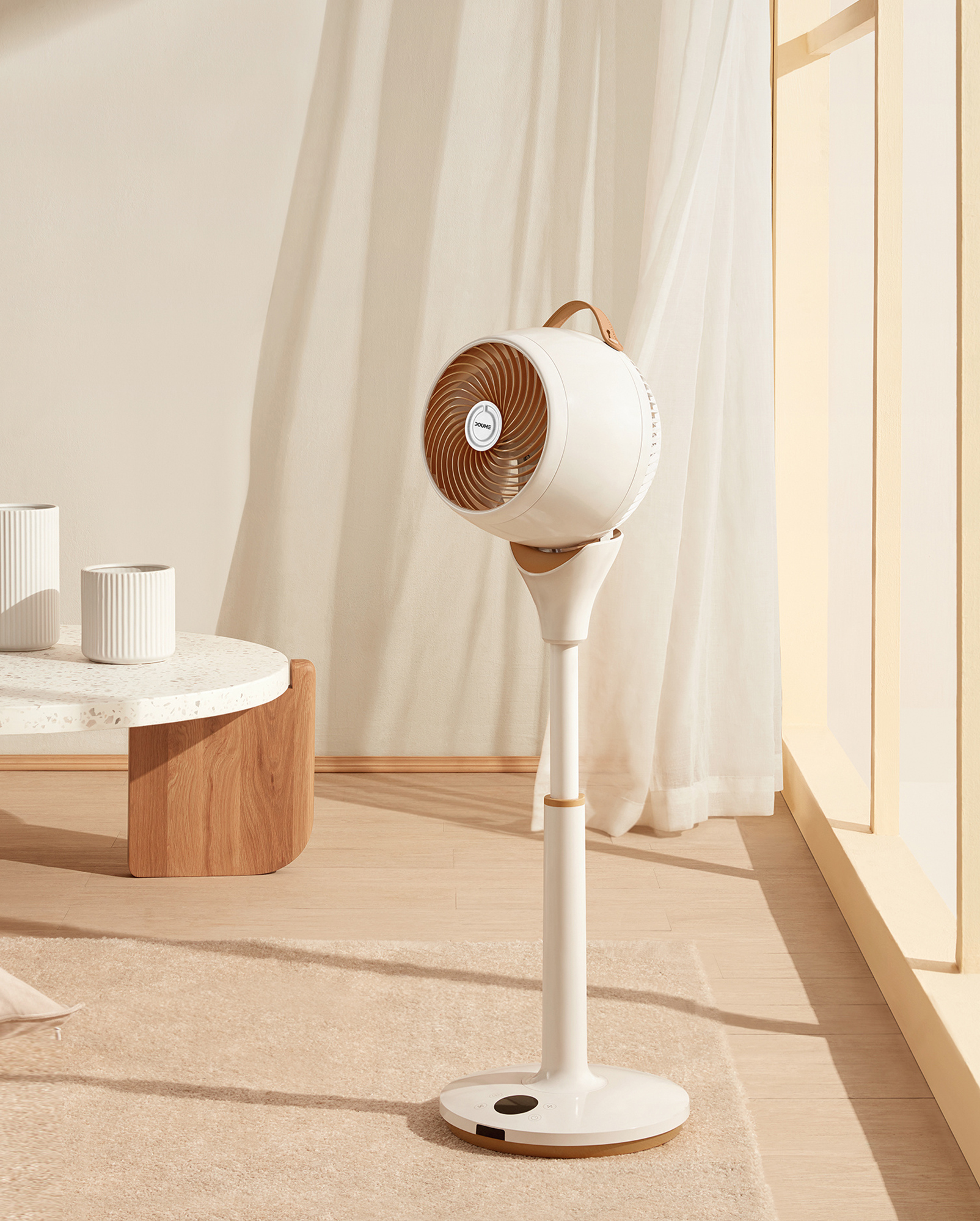 Bucket, circulating fan, fan, floor fan，