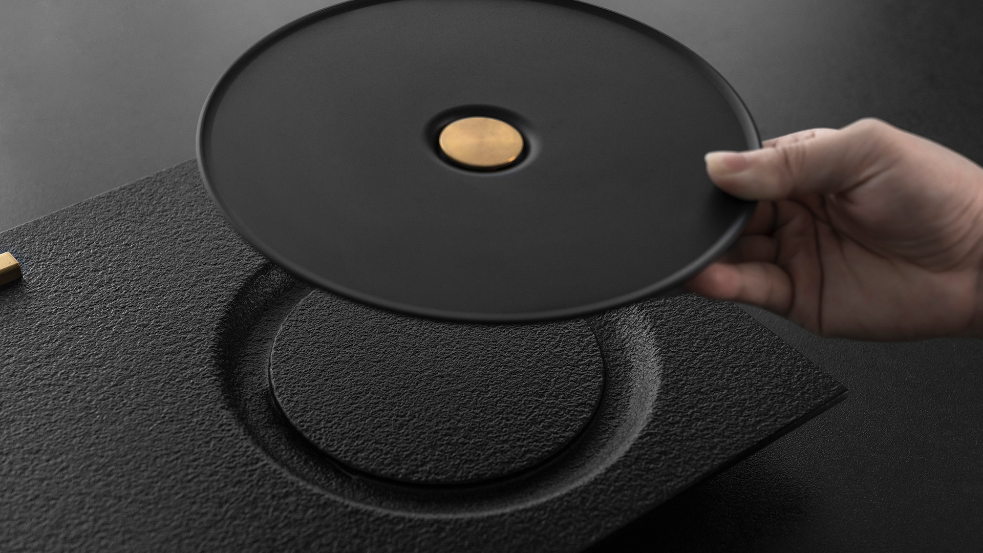 No stone，Stone free design，Stone tea tray，