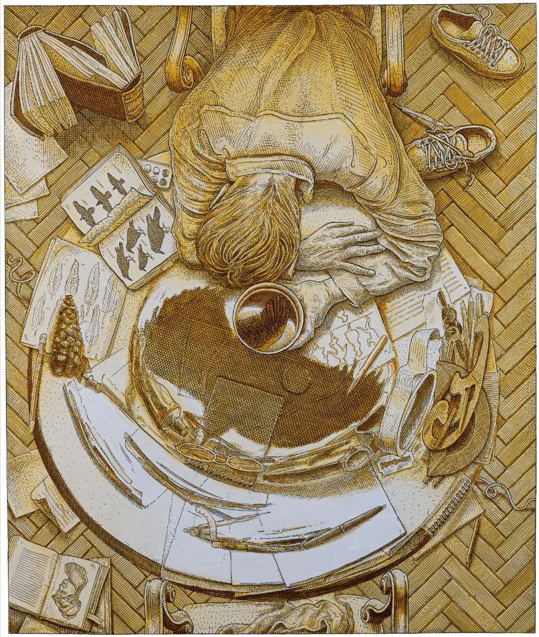 red wine，Worship wine，Artwork，